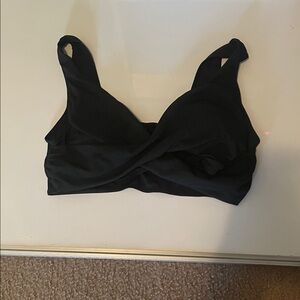 SHEIN Black Bikini Top